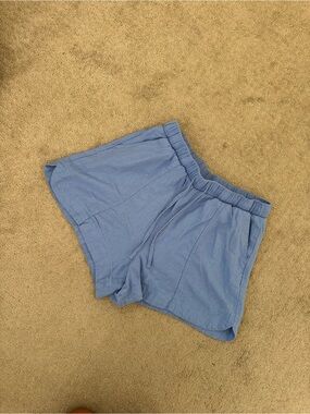 Universal Thread Light Blue Women's Elastic Waist Shorts